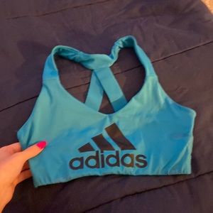Size small Adidas blue sports bra